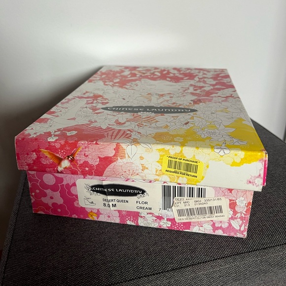 Spring/Summer Floral Wedge Platform *USED* - Picture 2 of 4